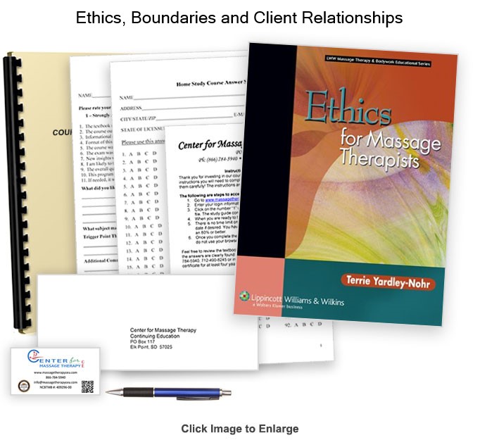 Ethics, Boundaries and Client Relationships