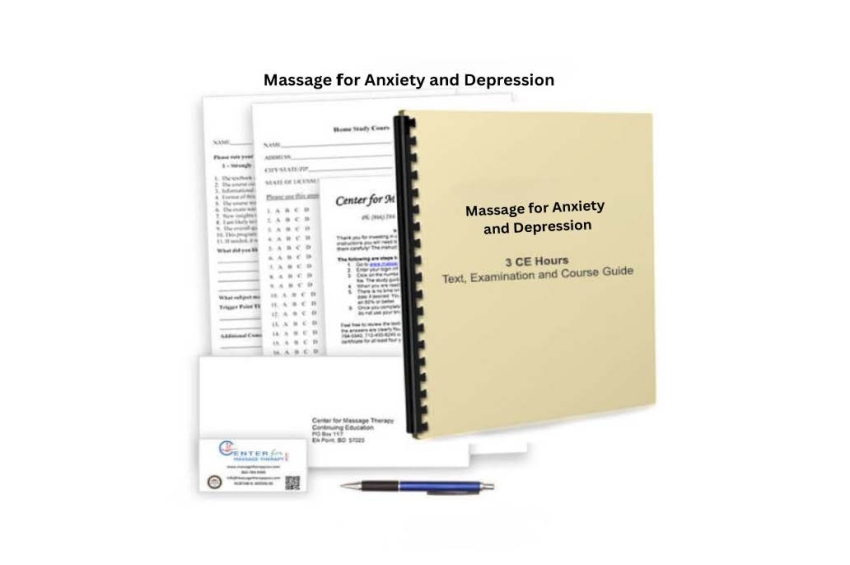 New Course Spotlight - Massage for Anxiety and Depression - 3 CE Hours