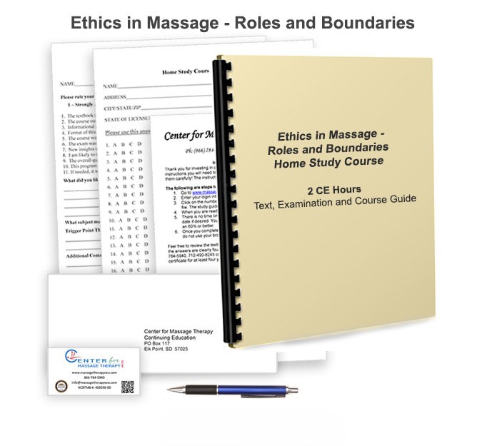 Ethics in Massage - Roles and Boundaries